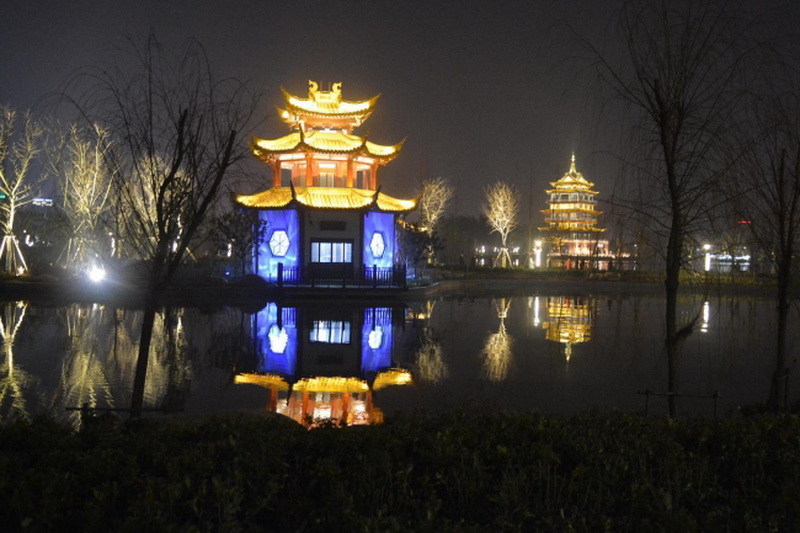图片[3]-萧湖夜色-老淮安